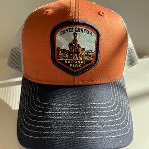 Bryce Canyon National Park Orange and Blue Trucker Hat One Size